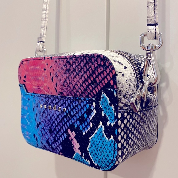 NWOT Sandro Paris Small Snakeskin Mini Bag Micro python - Picture 3 of 7